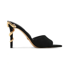 ALDO Womens Seashella Slip On Heeled Sandals, Stylish Open Toe Shoes for Women