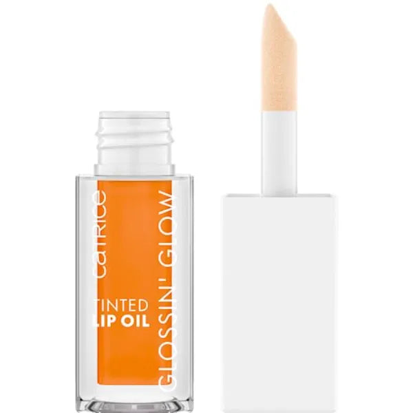 Catrice Glossin Glow Tinted Lip Oil - High Shine, Moisturizing Lip Stain - With Cherry & Pomegranate Oil - Vegan, Gluten Free & Cruelty Free