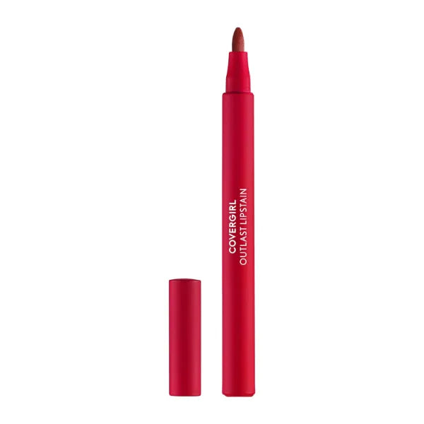 COVERGIRL Outlast, Lipstain, Smooth Application, Precise Pen-Like Tip, Transfer-Proof, Satin Stained Finish, Vegan Formula