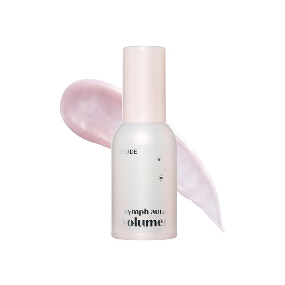 ETUDE Nymph Aura Volumer/Shiny Skin Makeup Base, Water Light Skin, Moisturizing, Highlights, Transparency, 0.8 oz (24 g), clear