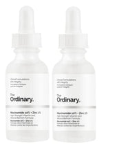 The Ordinary 2 Pack Niacinamide 10% + Zinc 1% 30ml Pack of 2