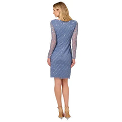 Adrianna Papell Embellished Sheath Dress, Perfect for Formal and Special Occasions