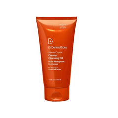 Dr Dennis Gross Vitamin C Lactic Creamy Cleansing Oil, Removes Makeup & SPF, 6 Fl Oz