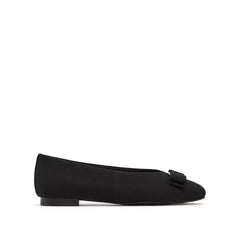 Anne Klein Womens Willow Bow Detail Round Toe Ballet Flats, Comfortable Stylish Slip On Shoes