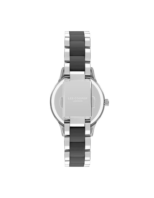 Lee Cooper Women's Quartz Movement Watch, Analog Display and Metal Strap - LC07458.350, Silver
