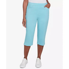 Alfred Dunner Women's Classic Flat Front Allure Classic Clamdigger Pant