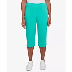 Alfred Dunner Women's Classic Flat Front Allure Classic Clamdigger Pant