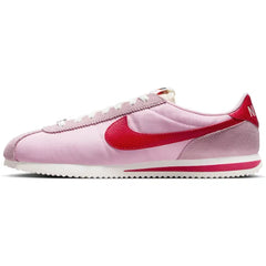Nike Women's Cortez Textile Casual Sneakers from Finish Line - Soft Pink, Fire Red