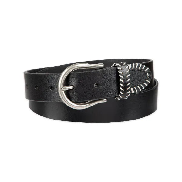 Levi's Women's Western Genuine Leather Contrast Stitch Belt