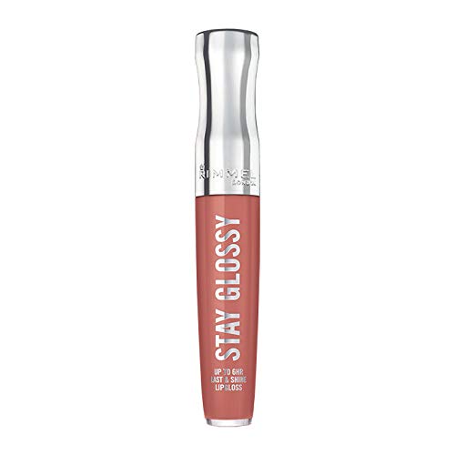 Rimmel Stay Glossy 6-Hour Lip Gloss, Sebene, 0.18 fl oz (Pack of 1)