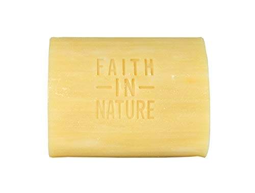 Faith in Nature | 100 g | Orange Handmade Soap | 100% Natural Origin | Detoxifying | No SLS or Parabens | Vegan & Cruelty-Free Skincare