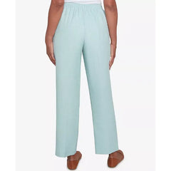Alfred Dunner Petite Kensington Gardens Relaxed Linen Medium Length Pants