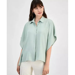 Anne Klein Womens Dolman Sleeve Blouse, Stylish Lightweight Top for Effortless Wear