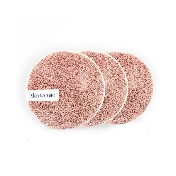 Skin Mantra Bamboo Charcoal Makeup Remover Pads , Reusable Makeup Remover Pads