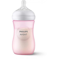AVENT Philips Natural Response Baby Bottle 260ml - Soft Pink, SCY903/11