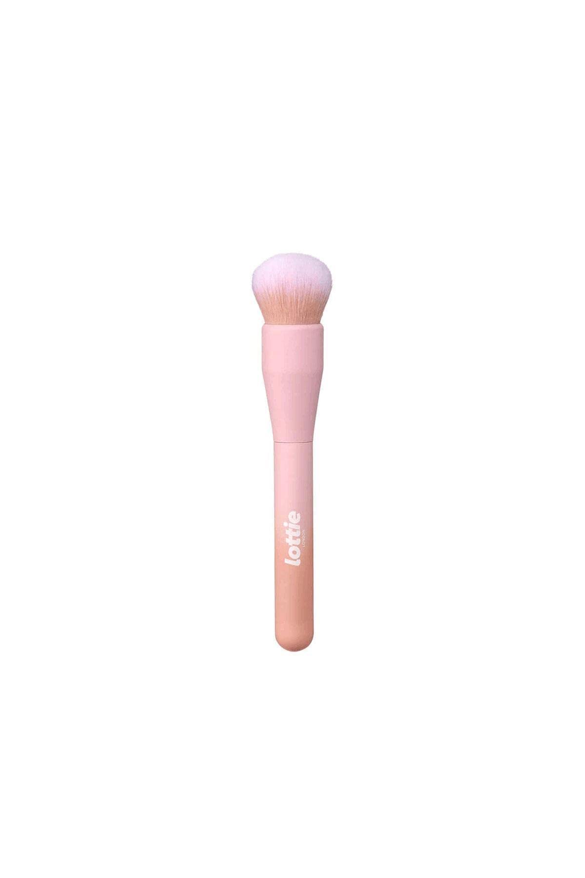 Lottie LONDON LF020 Dense Buffer Brush Pink - Bumper Makeup Brush