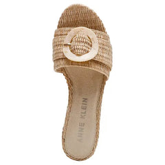 Anne Klein Womens Pepper Buckle Platform Block Heel Sandals, Comfortable Footwear for Casual or Dressy Looks