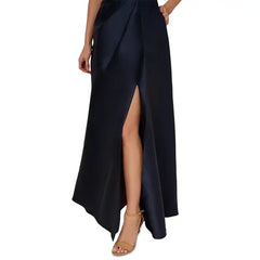 Adrianna Papell Women's Embellished-Neck Sleeveless Gown, Perfect for Elegant Evenings