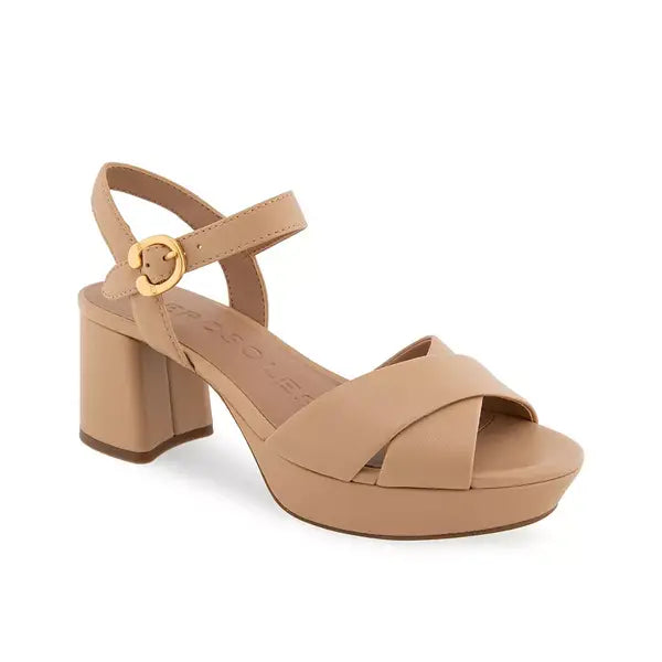 Aerosoles Women's Cosmos Buckle Heeled Sandals for Any Occasion