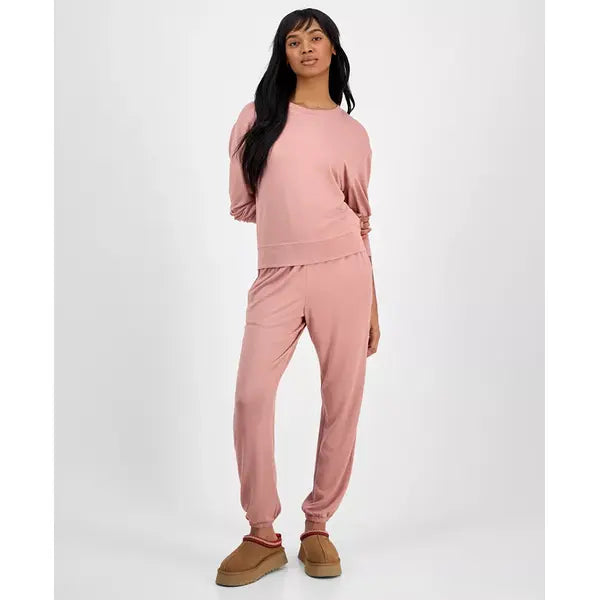 UGG® Women's Gable Peached-Knit Jogger Pajama Set, Soft and Comfortable Sleepwear