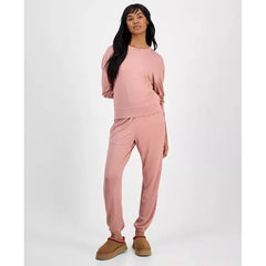 UGG® Women's Gable Peached-Knit Jogger Pajama Set, Soft and Comfortable Sleepwear