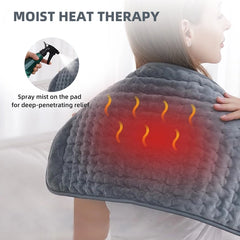 Hingming XXX-Large Heating Pad [33'' x 17''] - Ultra Soft Electric Pad with 9 Heat Settings & Auto Off