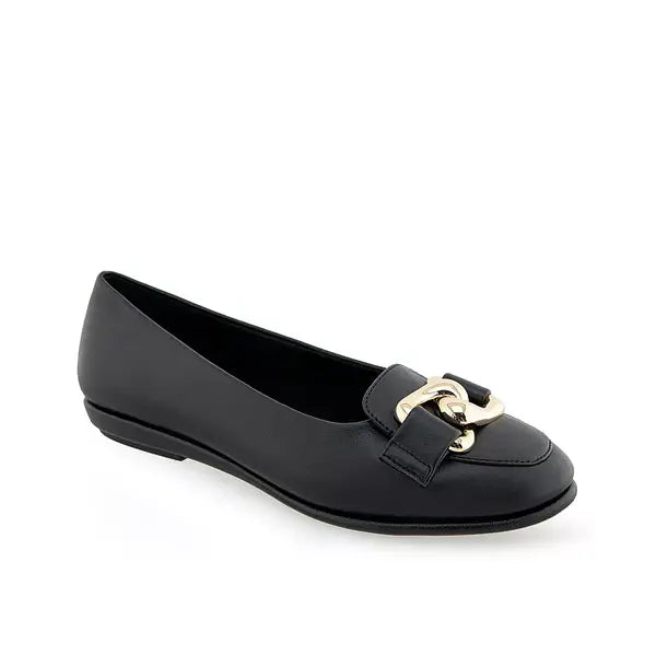 Aerosoles Womens Bell Buckle Ballet Flats, Comfortable Stylish Slip On Shoes