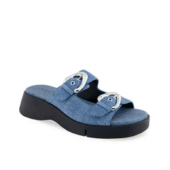 Aerosoles Faith Womens Round Toe Flatform Sandals, Comfortable Stylish Footwear