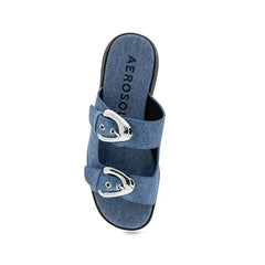 Aerosoles Faith Womens Round Toe Flatform Sandals, Comfortable Stylish Footwear