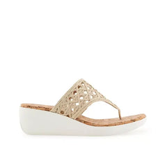 Aerosoles Womens Ivie Round Toe Wedge Sandals Modern Comfort Design