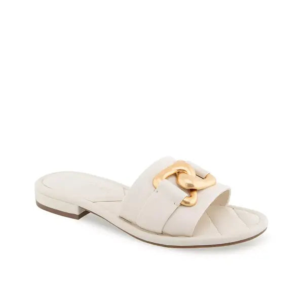 Aerosoles Women's Big Charm Slide Open Toe Sandals for Casual Comfort