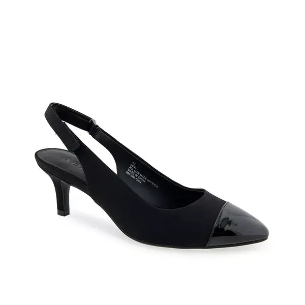 Aerosoles Women's Levi Round Toe Slingback Heels for Elegant All Day Wear