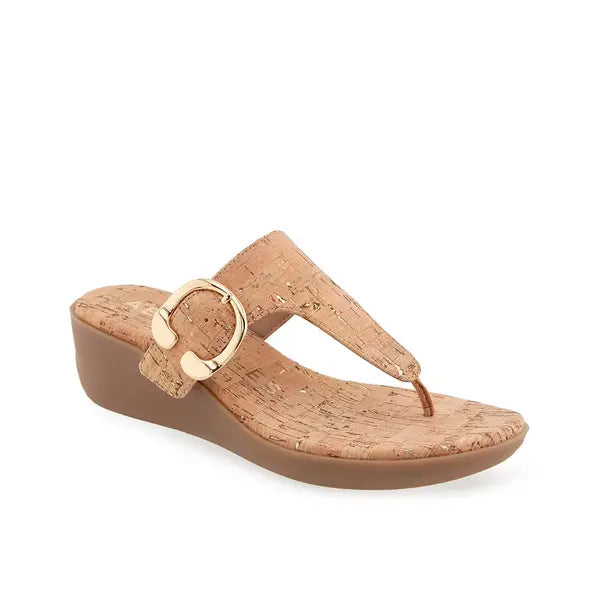 Aerosoles Women's Izola Round Toe Wedge Sandals for Everyday Style
