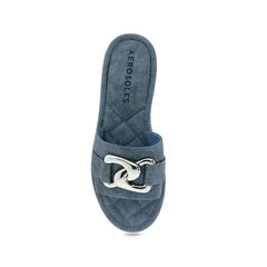 Aerosoles Women's Big Charm Slide Open Toe Sandals for Casual Comfort