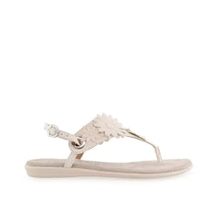 Aerosoles Women's Connie Round Toe Flat Sandals for Easy Everyday Wear