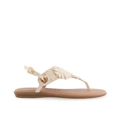Aerosoles Women's Connie Round Toe Flat Sandals for Easy Everyday Wear