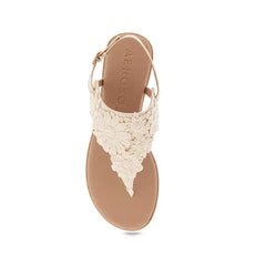Aerosoles Women's Connie Round Toe Flat Sandals for Easy Everyday Wear