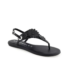 Aerosoles Women's Connie Round Toe Flat Sandals for Easy Everyday Wear