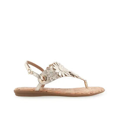 Aerosoles Women's Connie Round Toe Flat Sandals for Easy Everyday Wear