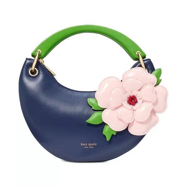 Kate Spade New York Expo Floral Small Leather Top Handle Bag