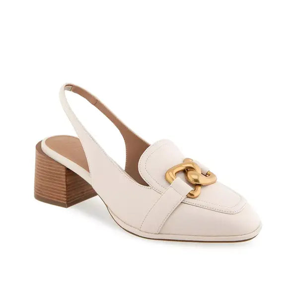 Aerosoles Womens Allure Almond Toe Slingback Heels Stylish Comfortable Footwear