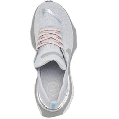 Nike Women's Air ZoomX Invincible Run 3 Flyknit Running Sneakers from Finish Line - Pewter Dust, Light Sky Grey
