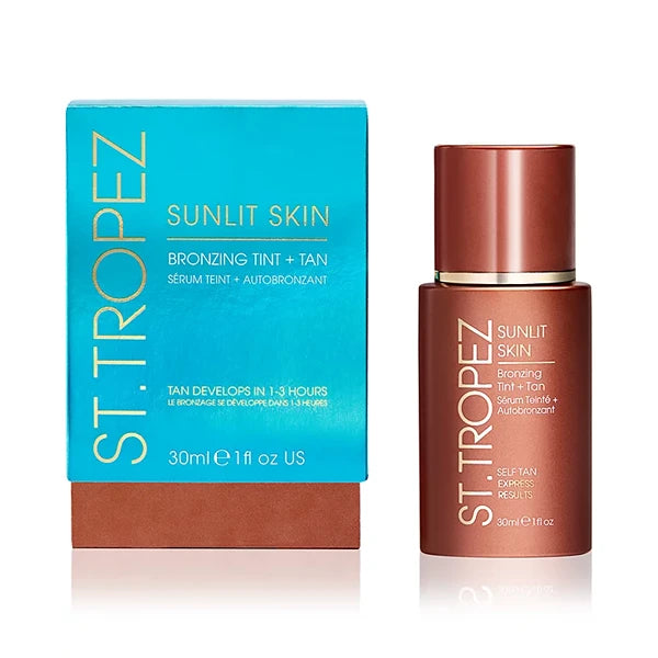 St. Tropez Sunlit Skin Bronzing Tint + Tan, 1 oz.