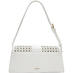 ALDO Zenithpurse Medium Shoulder Bag, Stylish Functional Womens Handbag for Casual Wear, Open White