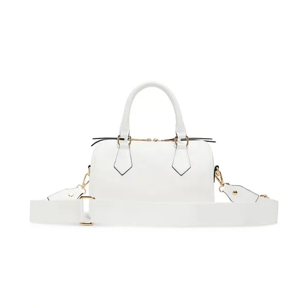 ALDO Guinevereex Medium Barrel Handbags, Stylish Everyday Purse, White