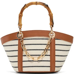 ALDO Avenue Medium Satchel Bag, Elegant and Spacious Handbag , Nautical