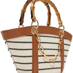 ALDO Avenue Medium Satchel Bag, Elegant and Spacious Handbag , Nautical