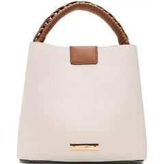 ALDO Rebekia Medium Bucket Bag, Trendy and Spacious Handbag , Beige Overflow