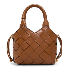 ALDO Royffe Small Bucket Bag, Stylish Compact Handbag for Women, Cognac
