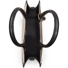 ALDO Daspias Medium Satchel Bag, Elegant and Spacious Handbag for Daily Essentials, Black Combo